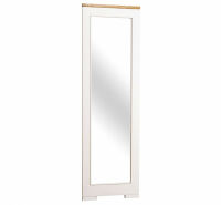 Langer Holzrahmen Spiegel im Landhausstil lackiert unter Bad > Spiegel